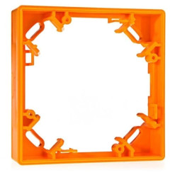 Ramka maskująca do wersji wtynkowej ROP pozwalająca na montaż natynkowy, pomarańczowa RM-60-O