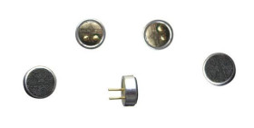 Opencircuit Microphone 6mm with 2 pins - 5 pcs