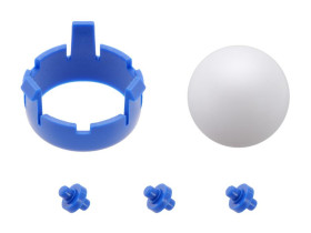 Pololu Romi Chassis Ball Caster Kit - Blue