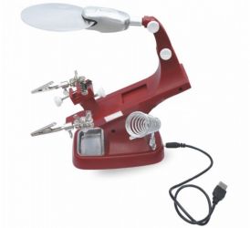 UCHWYT Z LUPA X3, PODS TRZECIA REKA LED