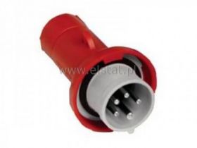 Wtyczka przenośna, prosta, 16A, 3p+N+E