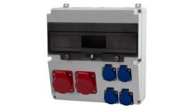Rozdzielnica Lago 17M - Gniazda 2X32a 5P, 4X230v /17 Modułów/