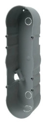 Integro Puszka podtynkowa 3-krotna 168x49x38mm szara mechanizm 091933