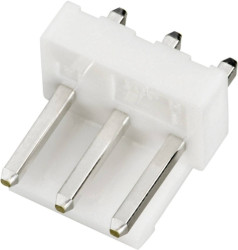 Listwa kołkowa, męska, standardowa JST B3P-VH (LF)(SN), Ilość pinów 3, Wymiary siatki: 3.96 mm, 1 szt.