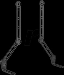 HZ 32-1 L Universal soundbar bracket, M4, M5, M6, up to 49"
