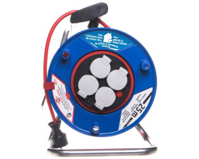 Przedłużacz bębnowy Garant Bretec 25m 4x230V H05VV-F 3G1,5 1208854