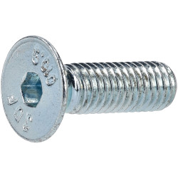 R-TECH 337417 M5 X 16 Hex Socket Countersunk Screws Steel Black - Pack Of 100