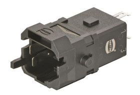 Wkładka złącza dużej mocy 3-pinowe HARTING 10A 3P+E Męski Połączenie zagniatane