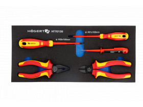 Zestaw szczypiec i wkrętaków 1000V tester napięcia 5 szt. wkład EVA HT7G139 HOEGERT