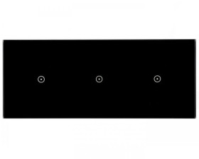 Panel dotykowy S54 Touch, 3 moduły, 1 pole dotykowe + 1 pole dotykowe + 1 pole dotykowe, zastygła lawa DSTR3111/73