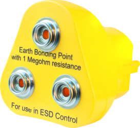 ESD grounding module, push button Ø 10.3 mm, 3 x push button, C-211 7668