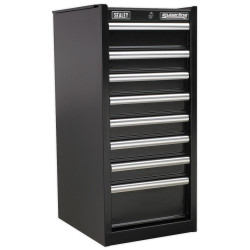 Sealey AP33589B Hang-on Chest 8 Drawer with Ball Bearing Runners - Black