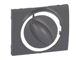 SISTENA LIFE Plakietka Choco z otworem 46,5mm + pokrętło do sterowania wentylacją 771257 LEGRAND