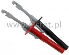 Chwytak pomiarowy z kolcem czarny, banan