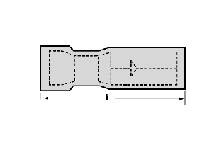 Tulejka okrągła Molex 19039-0017, 1 szt.