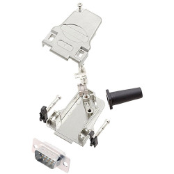 Encitech 6355-8047-01 D-Sub Pin Strip Set 45&#xB0; 9 Pins Solder Bucket