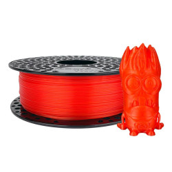 PLA Transparent filament Red 1.75mm 1kg - Azurefilm