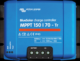 SCC010070200 BlueSolar MPPT 150/70-tr 70 A solar charge controller