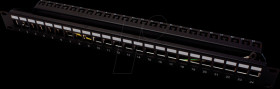 26110360 19" Keystone Patchpanel 24 Port