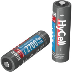 HyCell 5030682 HyCell HR06 2700 AA Battery Rechargeable 2400mAh 1.2V 4pcs