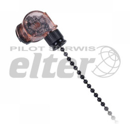 Przełącznik pociągany łańcuszkowy czarny