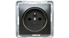 Impresja Gniazdo Pojedyncze Z/U Antracyt Gp-1Yz/M/50