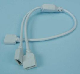 ROZG.DO TAŚM LED 10mm RGB GN/2xGN BIAŁE