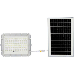 V-TAC 7843 VT-120W LED Floodlight Cool White Solar Panel 15W