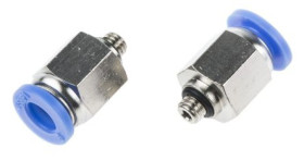 Adapter gwintowany prosty gwint – rura, 10 barów