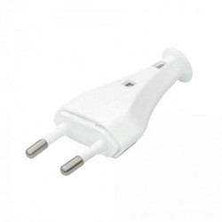 ZN-11 wtyczka elektryczna przedłużacza płaska biała 2A / 230V