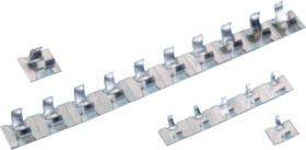 Cable clamp, max. bundle Ø 10 mm, aluminum, natural, self-adhesive, (W x H) 16 x 19 mm, 07110020000