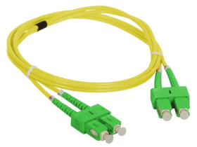 Patch cord SM SC/APC-SC/APC duplex 9/125 1.0m FOC-SCASCA-9SMD-1