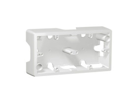 SISTENA LIFE Puszka natynkowa podwójna pozioma arctic 771097 LEGRAND