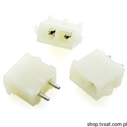 350428-1 Power Connector 2 Pins THT AMP