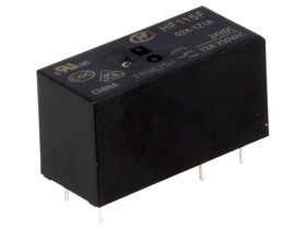 HF115F/024-1Z1A Przekaźnik elektromagnetyczny SPDT Ucewki: 24VDC 12A PCB