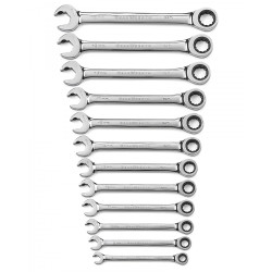 Zestaw narzędzi nastawnych Zestaw kluczy zapadkowych GearWrench 8 → 19 mm 12 szt.