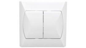 Akcent Łącznik Schodowy Podwójny Biały Łp-10A/00