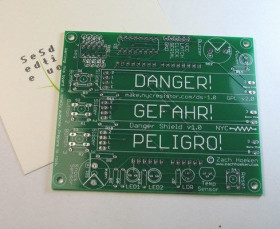 Danger Shield 1.0 PCB