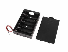 Koszyk na 6 baterii typu AA z pokrywką