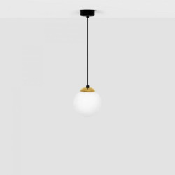 Lampa wisząca ISLA, szklany mleczny klosz kula Ø14 cm K-4910 Kaja Lighting