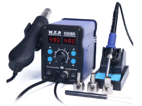Stacja lutownicza WEP 898BD hotair i grotówka