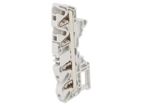 Zacisk rozgałęźny szynowy SNK 0,5÷4mm2 drogi 1 zaciski 4 szary 1SNK706012R0000 (ZK4-4P)