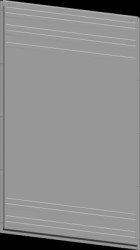 Back wall, rectangular, sheet steel, (W x H x D) 1200 x 2000 x 25 mm, 8PQ2420-2BA02