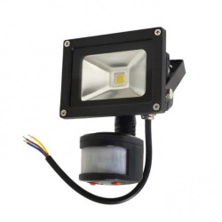 Lampa zewnętrzna LED ART HQ PIR z czujnkiem ruchu, 10W, 900lm, IP65, AC80-265V, 4000K - biała neutralna