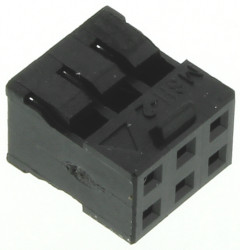 Obudowa złącza 6-pinowe 2-rzędowe raster: 2mm Molex Żeński Montaż na kablu Milli-Grid Złącze Milli-Grid