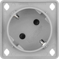 Integro Gniazdo SCHUKO 45st. /SNAP-IN/ 18 +/- 02 mm szary mat 847882506