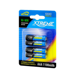AKUMULATORKI NI-MH AAA 1100mAh opak. 4szt/blister XTREME