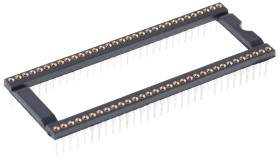 Podstawka DIL 1.778mm Pitch 19.05mm Row Spacing 64 Way, Przepust Toczony Pin, 3A E-TEC