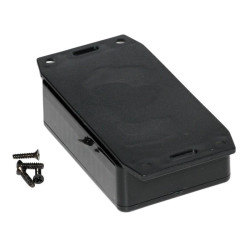 1591MF2SBK Hammond Multipurpose Black GPABS Enclosure Flanged Base 85 x 56 x 26mm