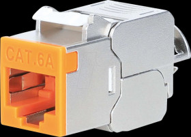 791328 Keystone module RJ45, Cat.6a, STP, slimline, orange